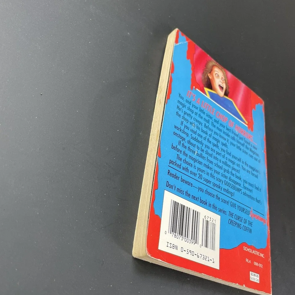 R.L.‎ Stine Give Yourself Goosebumps #7 Under the Magician's Spell Vintage 1996